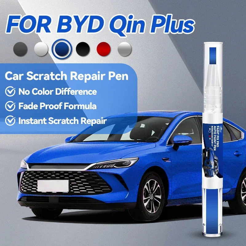 

Горячая новинка 2026: Автоаксессуары для BYD Qin PLUS – Карандаш для ремонта лакокрасочного покрытия, удаления царапин, DIY, серый 082, белый WAZ