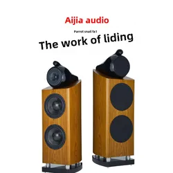400W Double 10-inch Nautilus Speaker High-power Home Passive Speaker Three-frequency High-fidelity Floor Fever Speaker Bass