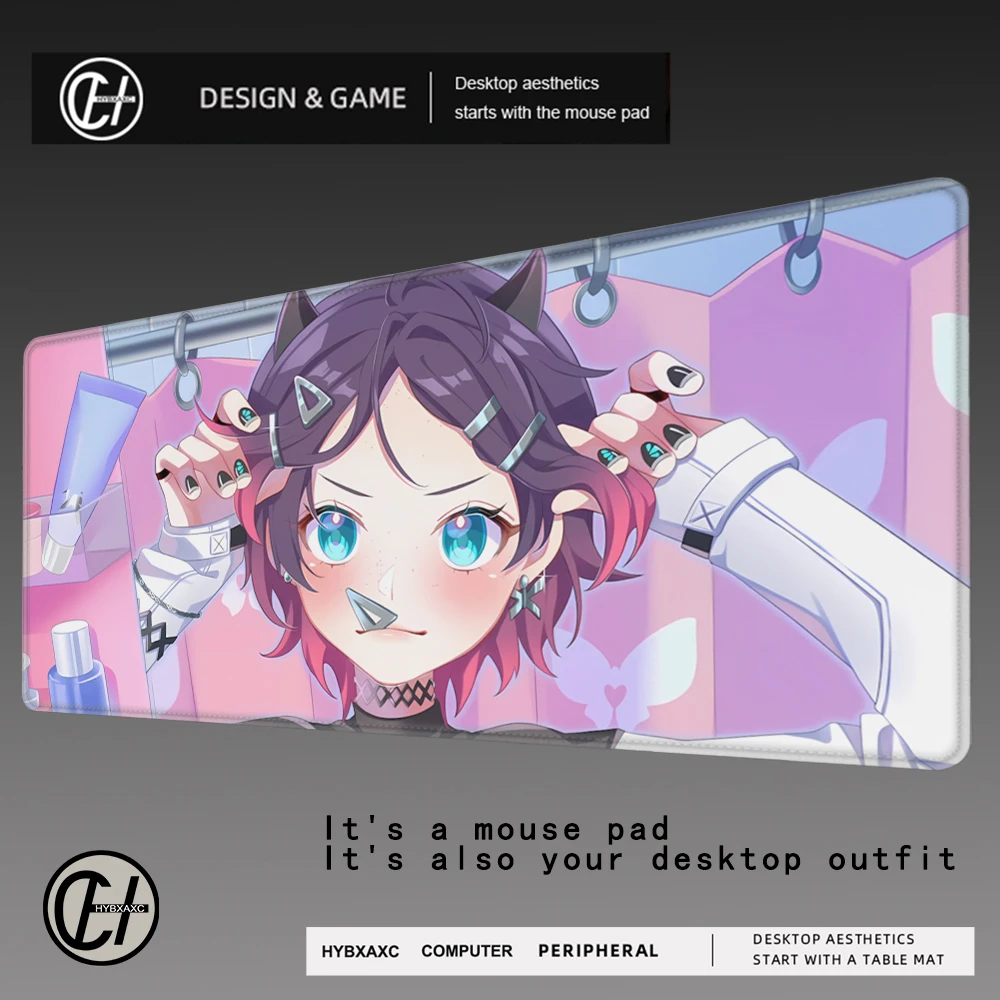 

Коврик для мыши офисный ПК Valorant Clove аниме девушка настольный коврик для мыши геймер Kawaii коврик для клавиатуры фиолетовый настольный игровой аксессуар коврик для мыши