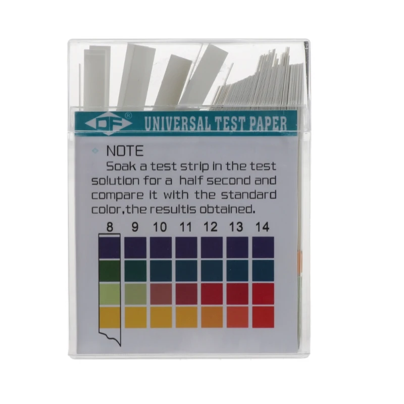 

652F 100 Strips 0-14 PH Alkaline Acid Indicator Paper Water Saliva Litmus Testing Kit