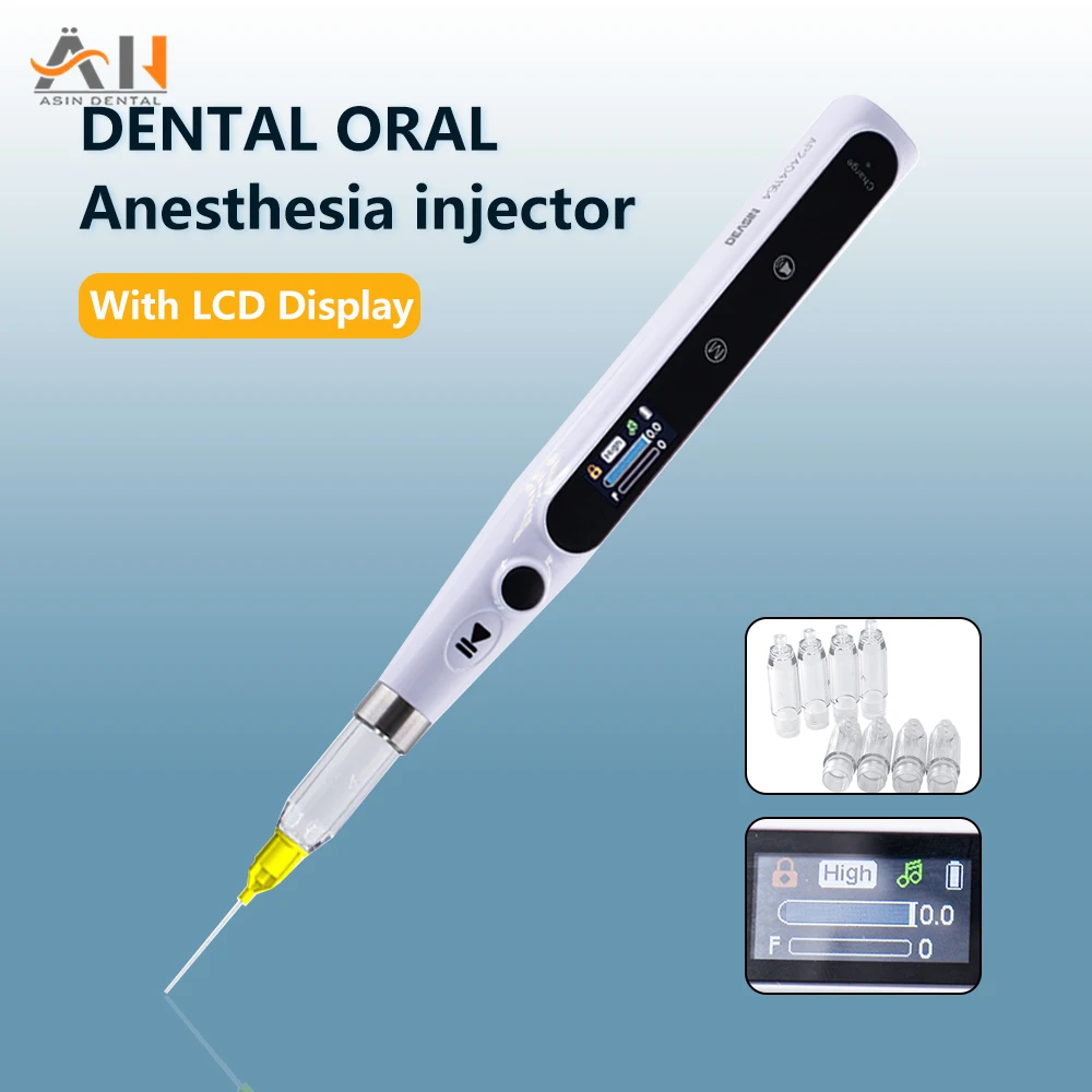 

Dental Anesthesia Injector Oral Anesthesia Syringe Painless Pen Dentist Surgical Booster Equipment 8Pcs Injection Tube