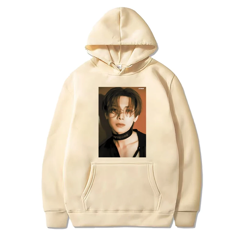 ATEEZ YEOSANG fashion classic graphic hoodie 2025 cool men ’s women vintage Long sleeve streetwear print oversized hoodie unisex