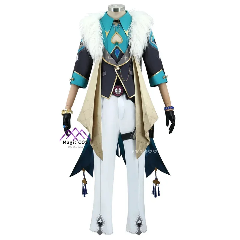 Honkai Star Rail Aventurine 코스프레 유니폼 가발 남성용 의상 할로윈 카니발 애니메이션 게임 캐릭터 의상 핫 세일