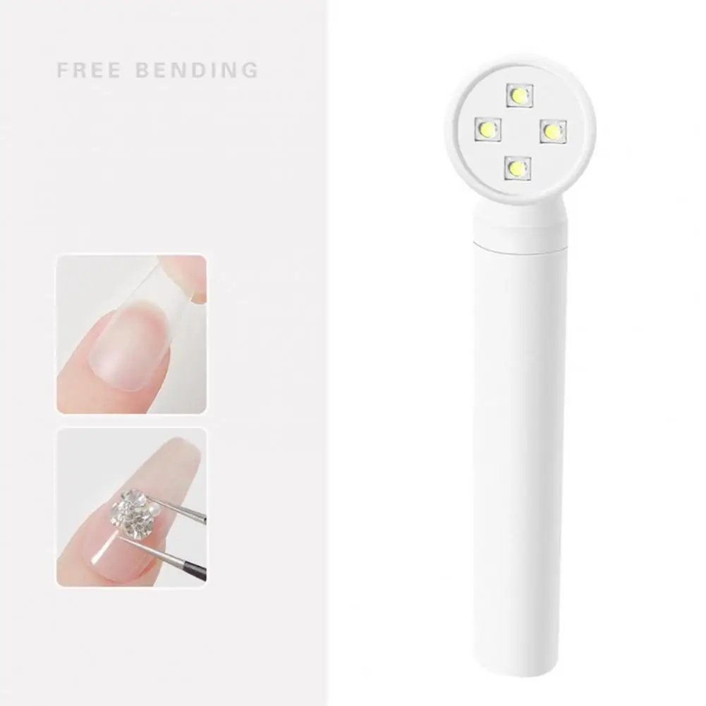 Lâmpada portátil para unhas, Secador de manicure, Luz LED UV, Recarregável, Portátil, Compacto, Uso doméstico