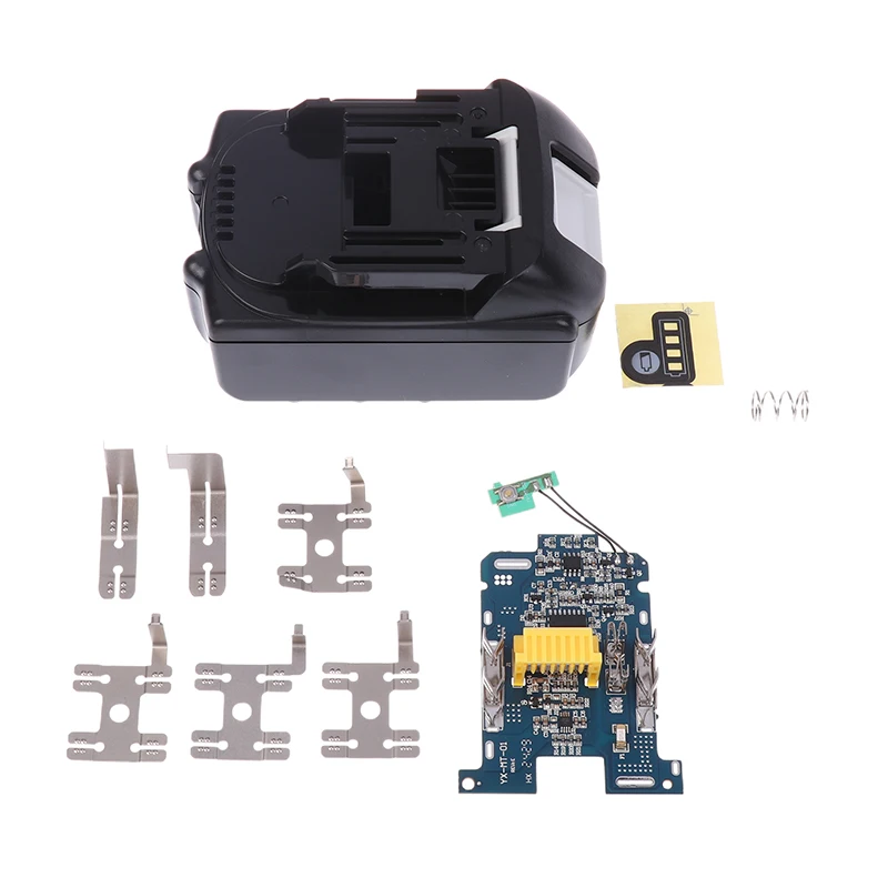 Circuit Board Protection Charger Case for MT18V Makita Batteries, Compatible with BL1840 BL1850 BL1830 BL1860B LXT 400