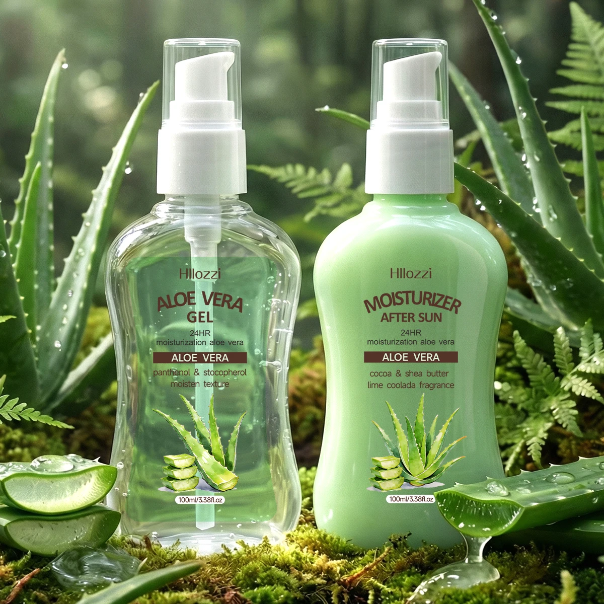 HIDRATANTE POST-SOL, GEL DE ALOE VERA, Absorción rápida, textura no grasosa, hidratación post-solar, adecuado tanto para hombres como para mujeres
