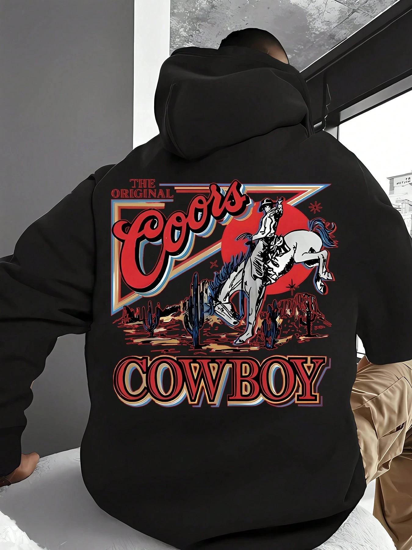 

2025 Популярная мужская толстовка с принтом крыльев и длинными рукавами, модная спортивная одежда унисекс, модная новая уличная одежда, повседневная 2025