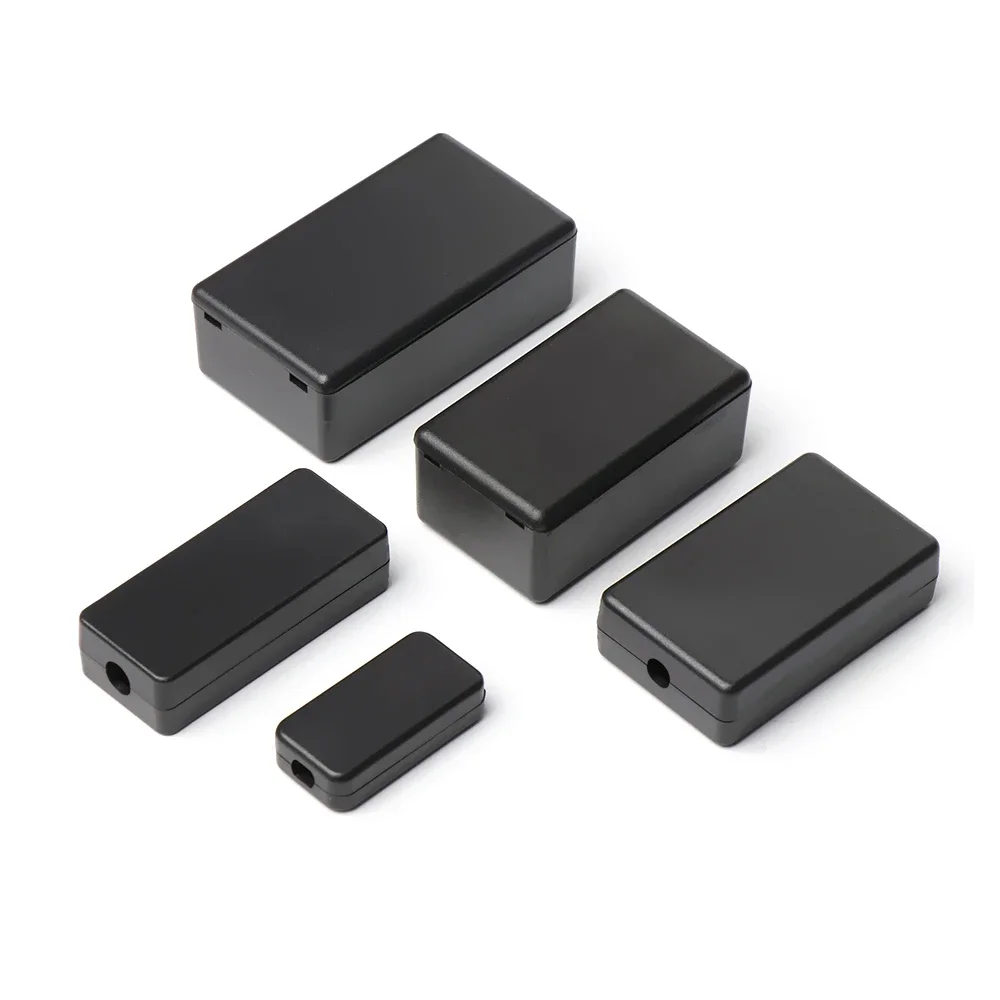 2/6/10Pcs Waterproof Black Housing Instrument Case ABS Plastic Project Box Storage Case Enclosure Boxes Electronic Supplies