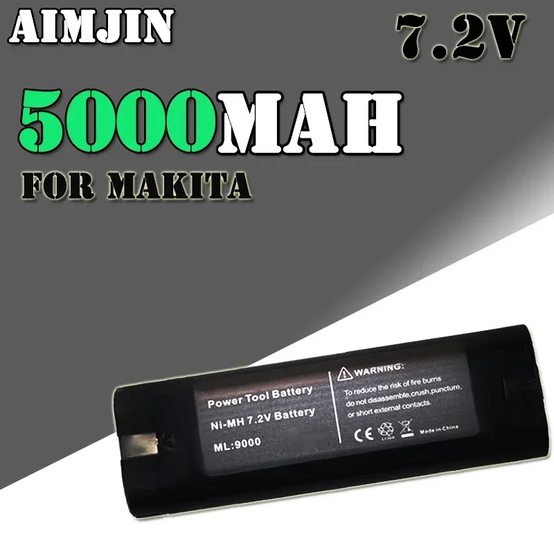 

7.2V 5000mAh Powtree Power Battery For MAKITA 7033 7002 7000 632003-2 191679-9 192532-2 Cordless Drill Tool