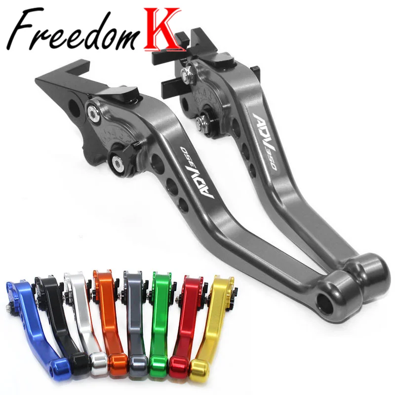 ADV350 LOGO Motorcycle Accessories Adjustable Brake Handle Clutch Levers For ADV 350 adv350 2021-2022 CNC