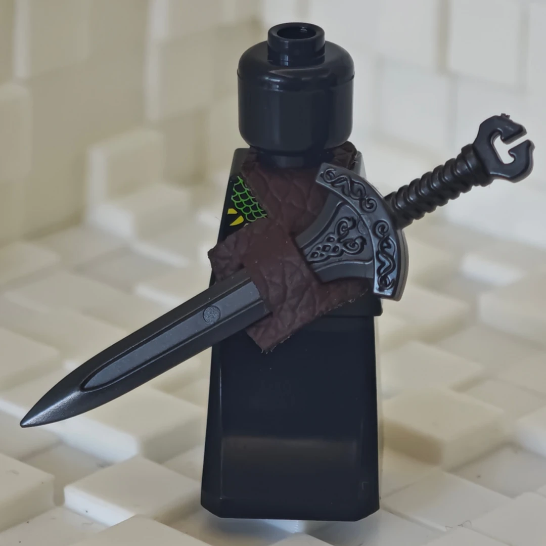 MOC Medieval Military Sword Strap Scabbard Belt Building Blocks Warrior Knight Soldiers Weapons Accessories Bricks Toys