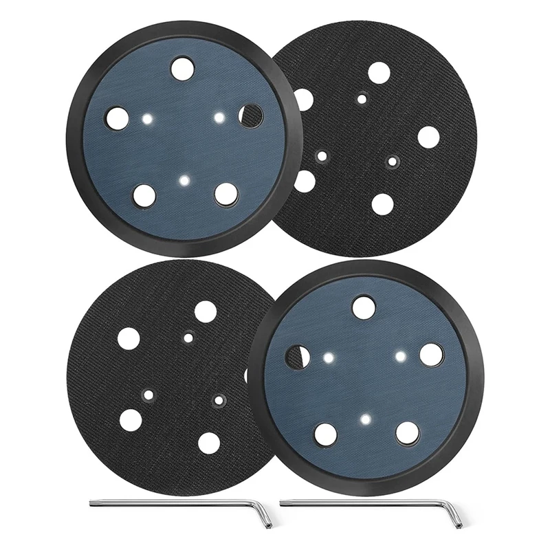 6 PCS For Porter Cable Track Sander Pads As Shown Rubber For Porter Cable 33 333VS Random Track Sander Hook