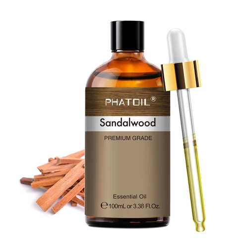 Imagen 2 del producto PHATOIL 100ml Aceite Esencial de Eucalipto para Aromaterapia, Cedro, Sándalo, Lavanda, Vainilla, Aceites Esenciales para Fabricación de Velas