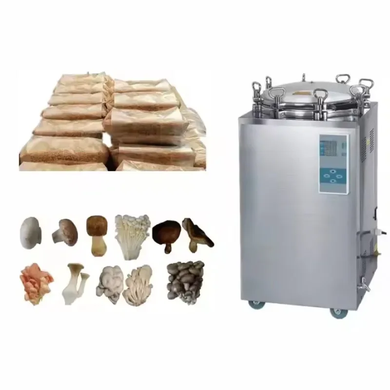 35L Vertical Pressure Steam Autoclave Sterilizer Machine Stainless Steel 134 Working Temperature