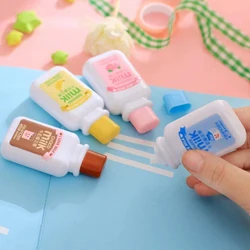 1 PC Milk Bottle Portable Correction Tape ,cute White Corrector , Gift Stationery Student Prize School Office Supply