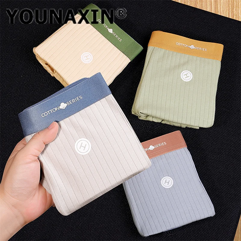 

YOUNAXIN Мужское нижнее белье большого размера, хлопковые трусы-боксеры, дышащие большие шорты для мальчиков, спортивные сексуальные трусы L XL 2XL 3XL 4XL 5XL