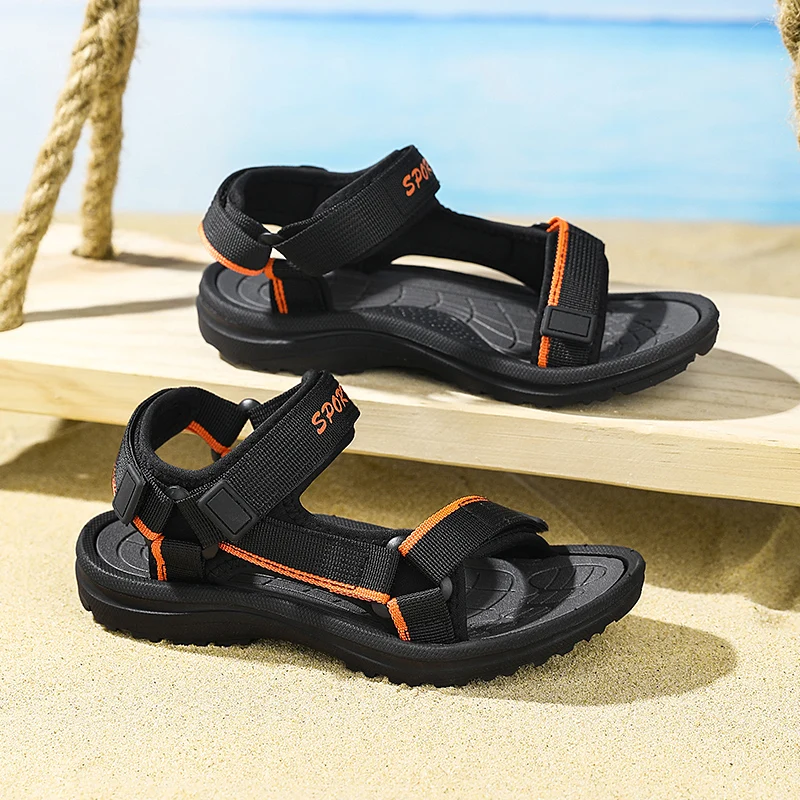 Fashion Brand Kids Sandals Shoes Soft Sole Non-slip Boys Girls Sandals Toddler Children's Shoes 2025 Summer Beach