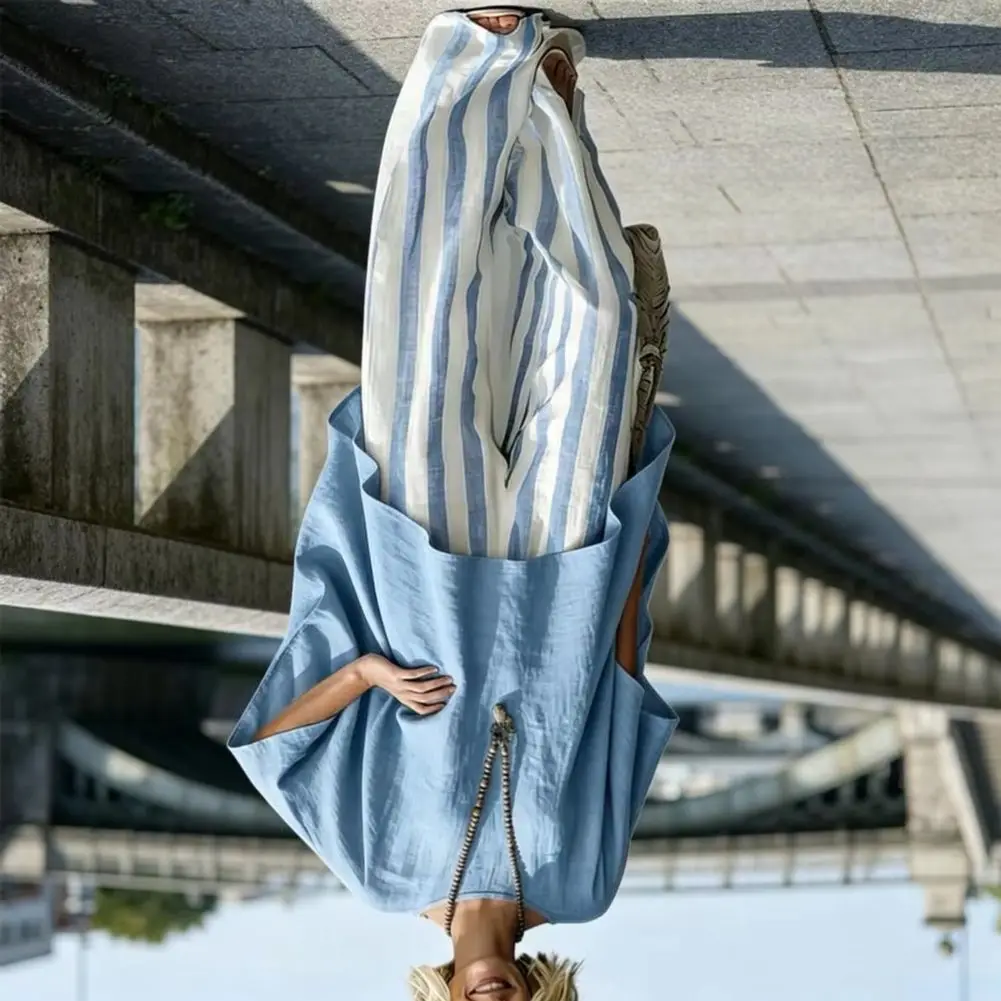 

Breathable T-shirt Pants Two Piece Set Summer Short Batwing Sleeves Shirt Striped Trousers Loose Casual Top Pants Suit