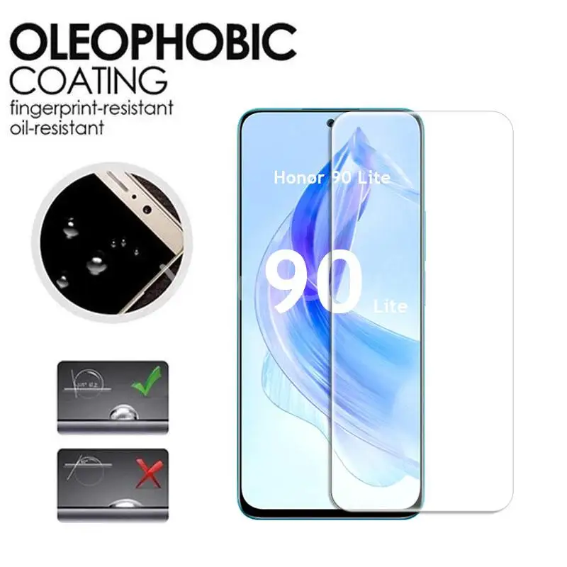 For Honor 90 Lite Glass Honor 90 Lite Tempered Glass Screen Flim 9D Camera Protector Flim Honor 90 Lite Glass