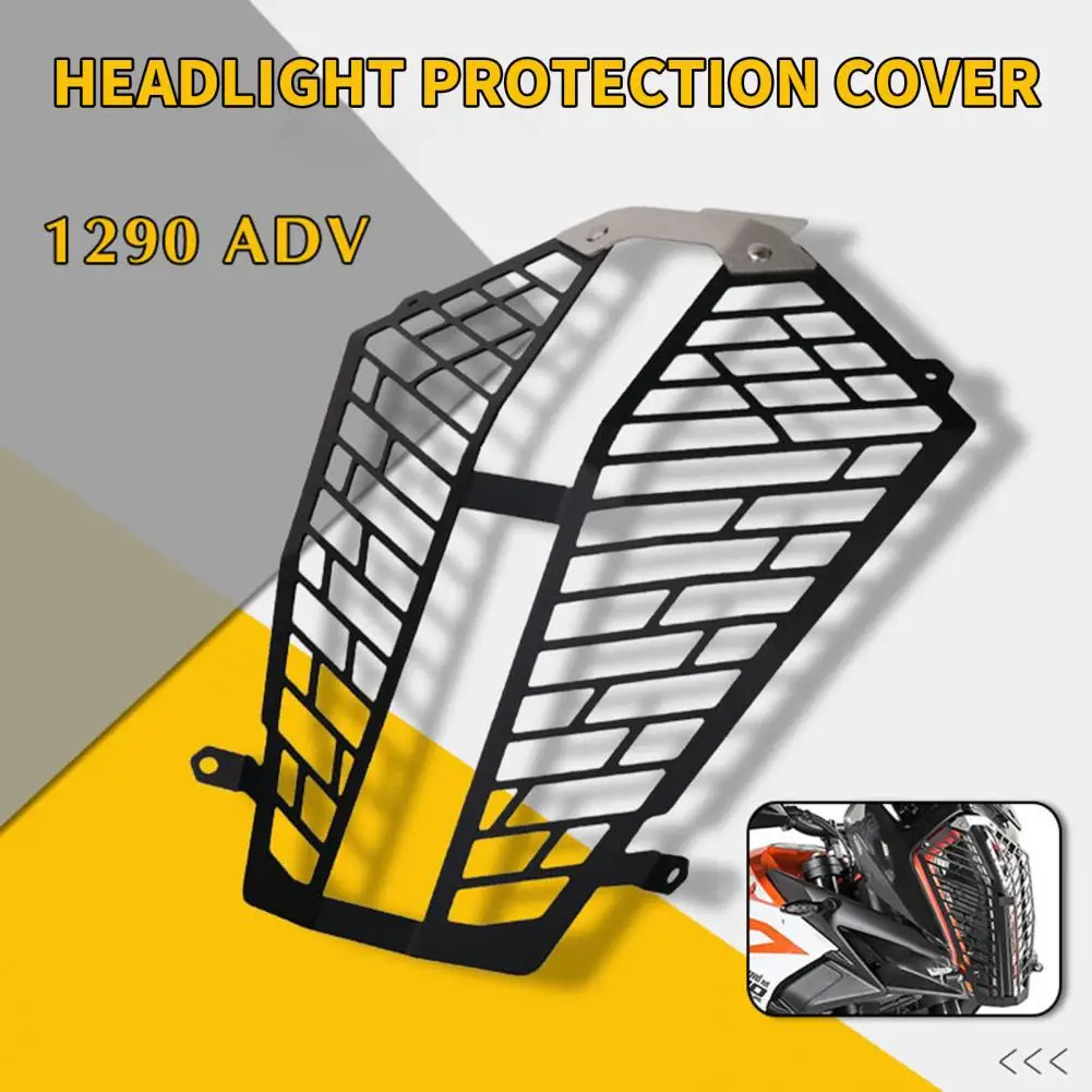 

1 Set Practical Motorcycle Headlight Cover Durable Light Cover Anti-rust Motorcycle Headlight Lampshade Cover Protection