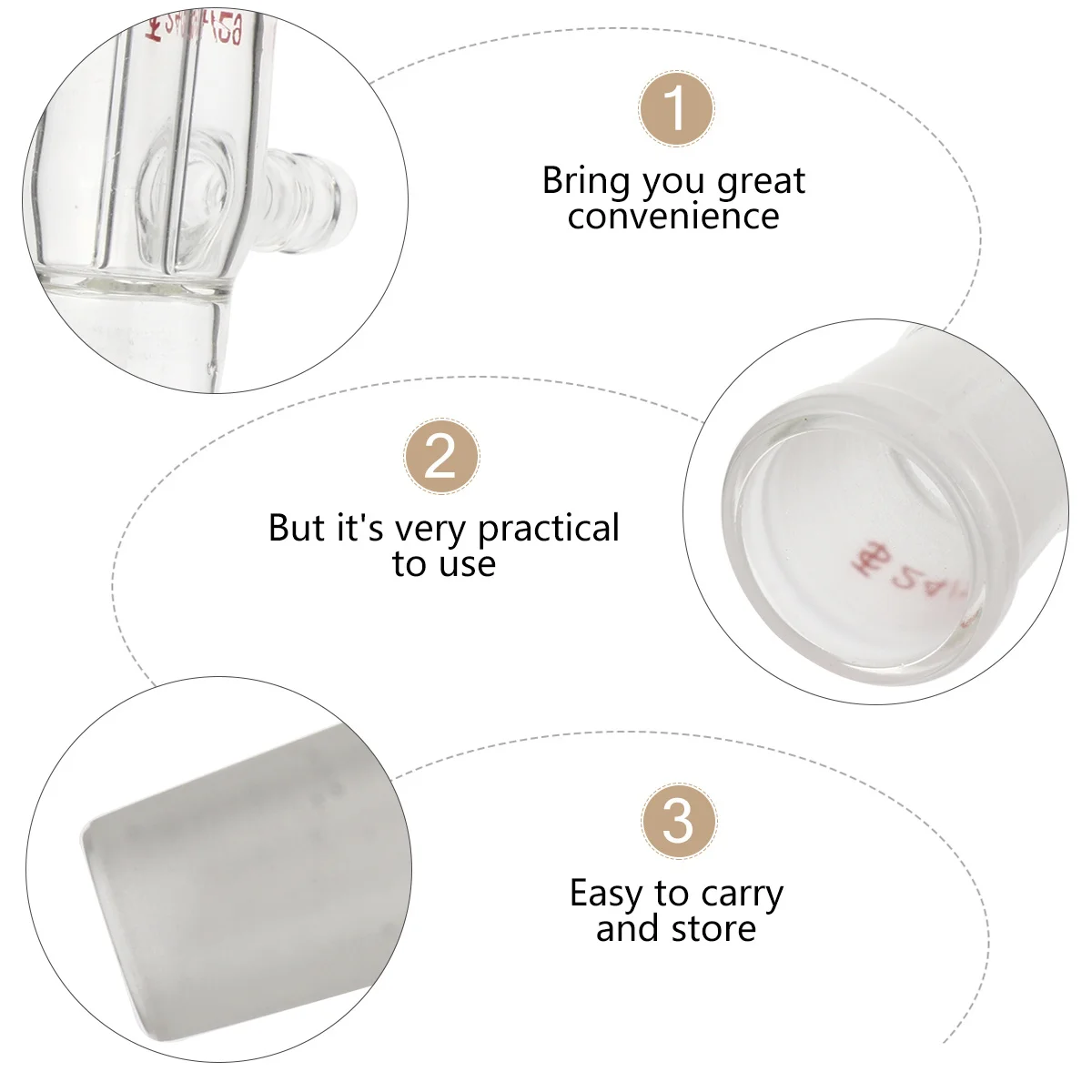 

Distillation Connecting Tube Glass Chemistry Class Equipment Laboratory Teaching Instrument
