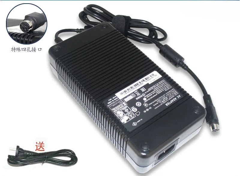FOR Delta /MSI /Sea/ Dragon 3 /19.5V 16.9A Power Adapter ADP-330ABD 330W Four-Pin