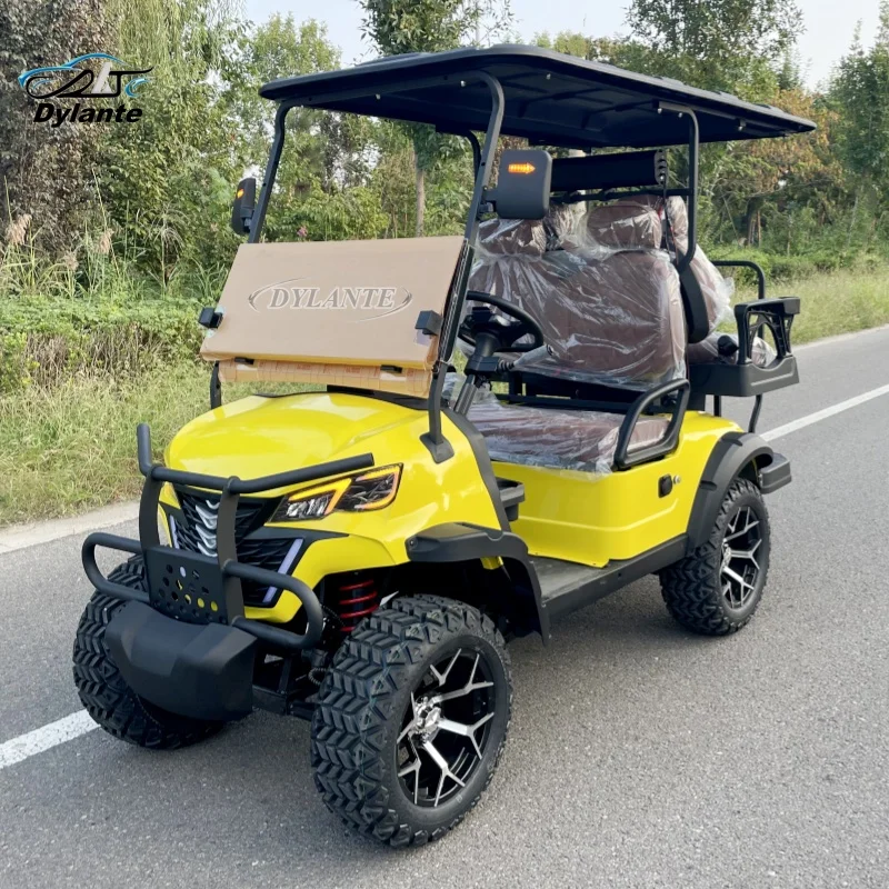 

Factory Direct Sale Electric Golf Cart Solar 72V 2+2 Seats 5KW Motor High Performance Outdoor Off-Road Hunting Vehicle