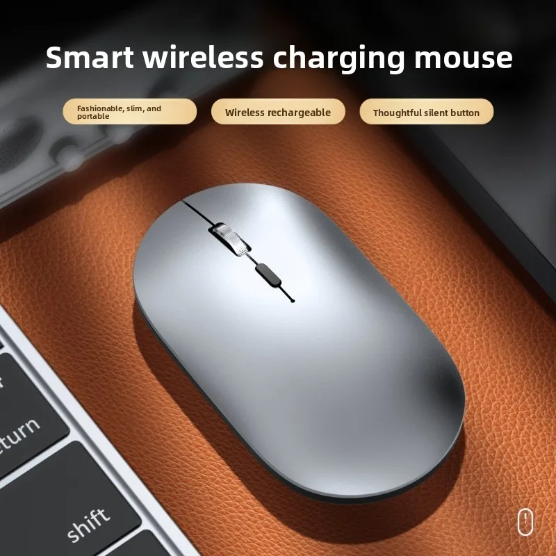 X2 Rechargeable Type-C 2.4G Wireless Silent Mouse, Slim Portable 800/1200/1600 DPI 10M Stable Connection For Laptop PC Mac