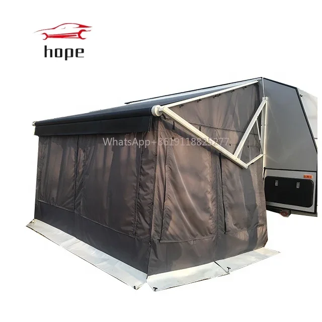 Outdoor sunshade Portable motorhome camper caravan awning tent