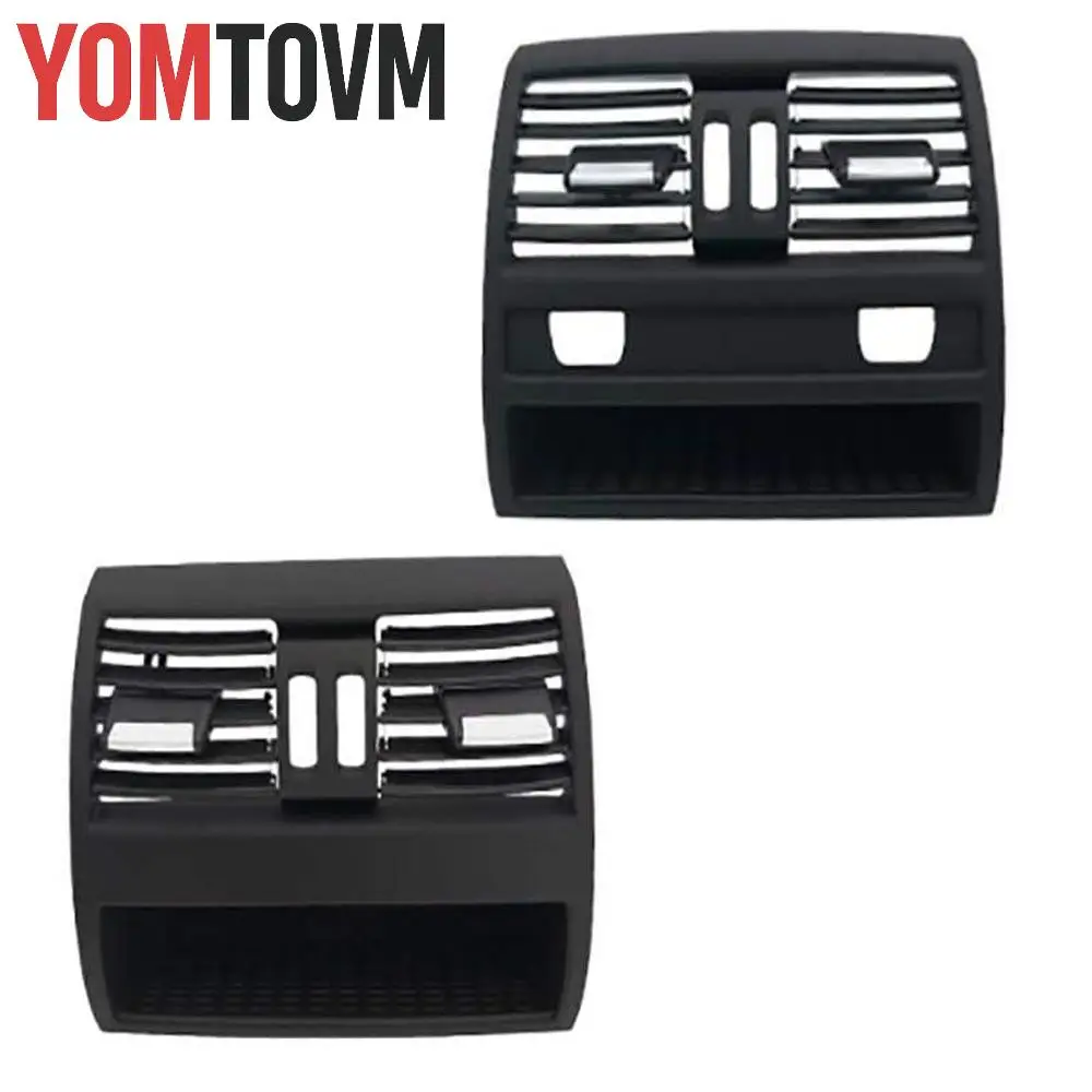 

Задний вентиляционный отверстие кондиционера, черная решетка, панель для BMW 5 серии F10 F18 520i 523i 525i 528i 535i 2010 2011 2012 2013-2016