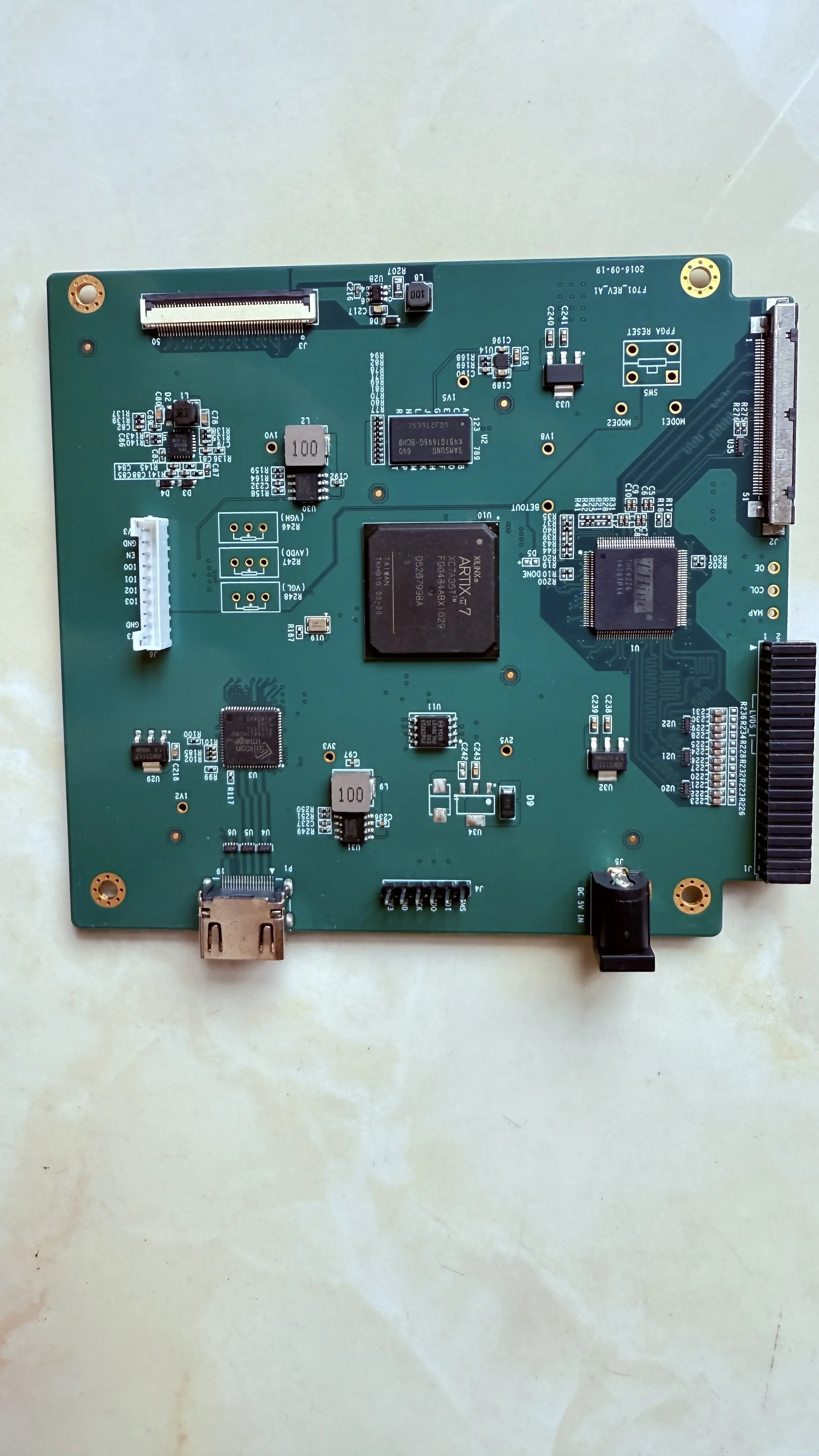 TV160-7 7th Generation Converter Mainboard Vbyone LVDS to HDMI Signal Conversion Board LCD Screen Test FPGA Motherboard