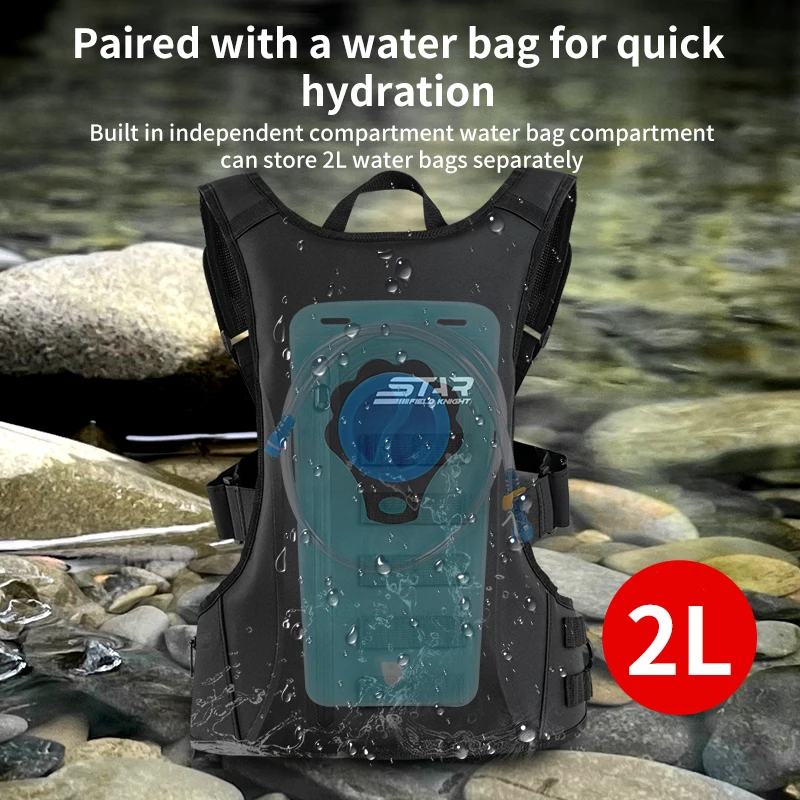 SFK Outdoor Equipemt Lightweight Backpack+Hydration Bag Water Pack Motorcyle Cycling Bicycle Riding Running Climb Sports Gears