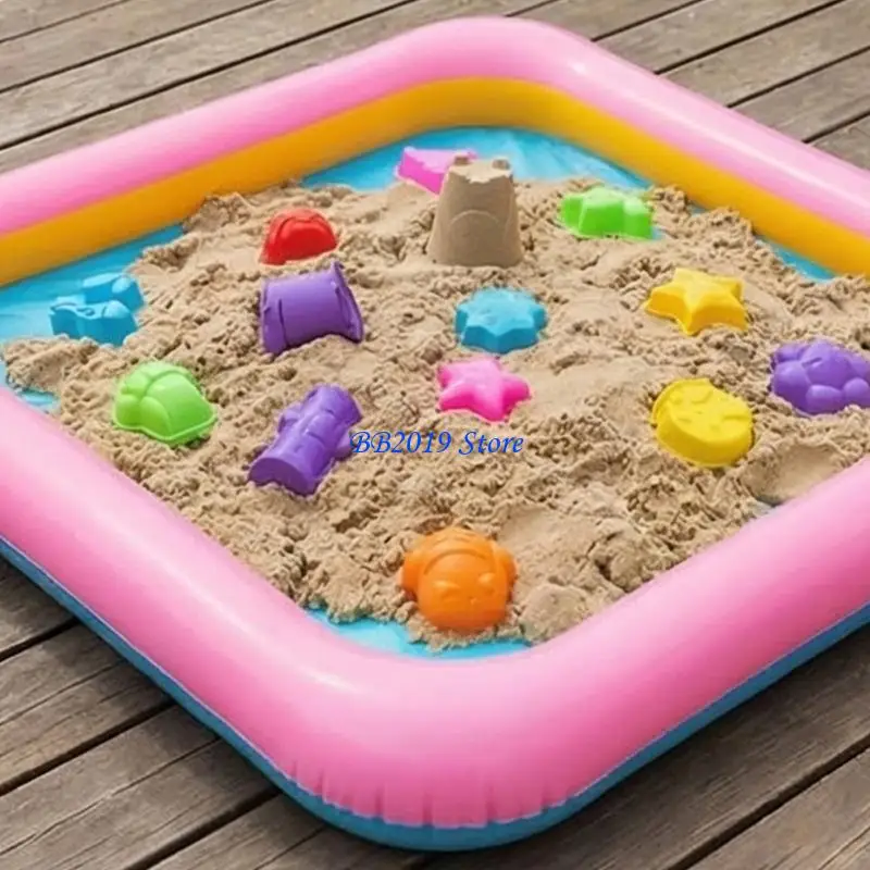 Q0KB Educational Sand Activity Center Portable Design Fits Any Play Area
