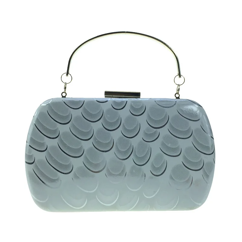 

Peacock Leather Dinner Bag PU Women's Clutch Bag, And Simple Leather Square Hard Box Chain Women's Bag. The Peacock - Inspired