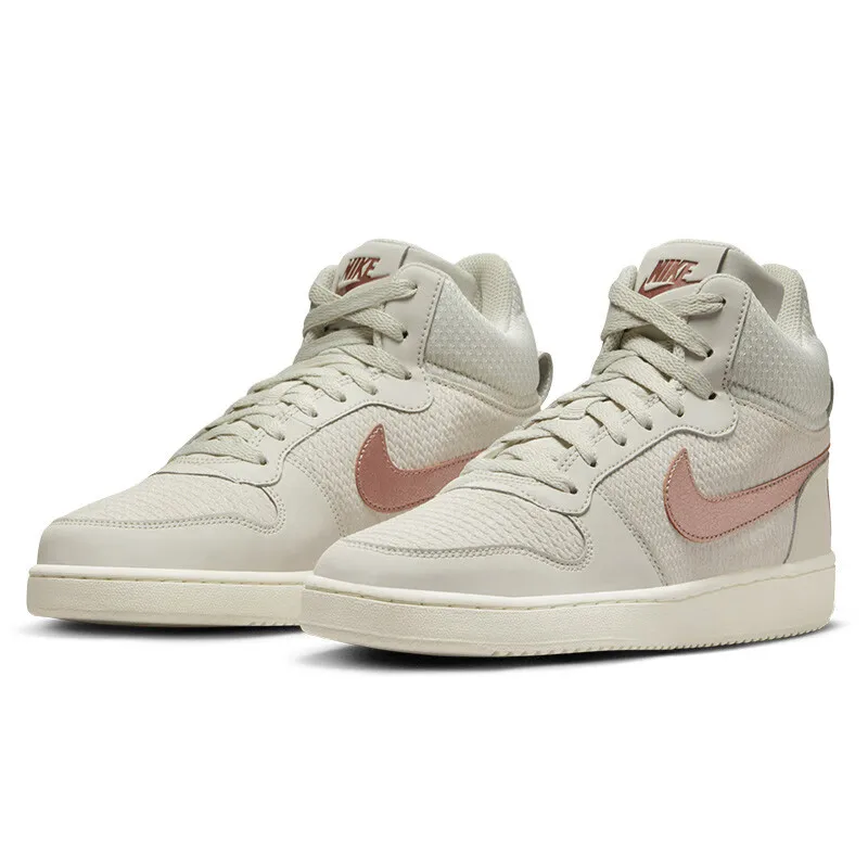 Nike Court Borough Mid Prem Women's Shoes Sports Shoes Comfortable and Wear-Resistant Retro Fashion Casual Sneakers 844907-003