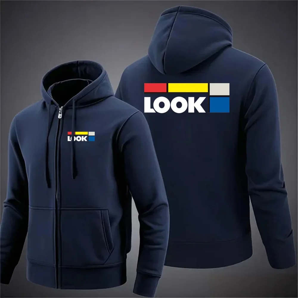 Otoño bicicleta hombres mujer sudaderas con capucha nueva manga larga impresa cremallera con capucha chaqueta de manga larga ropa deportiva Casual Sudadera con capucha pulóver