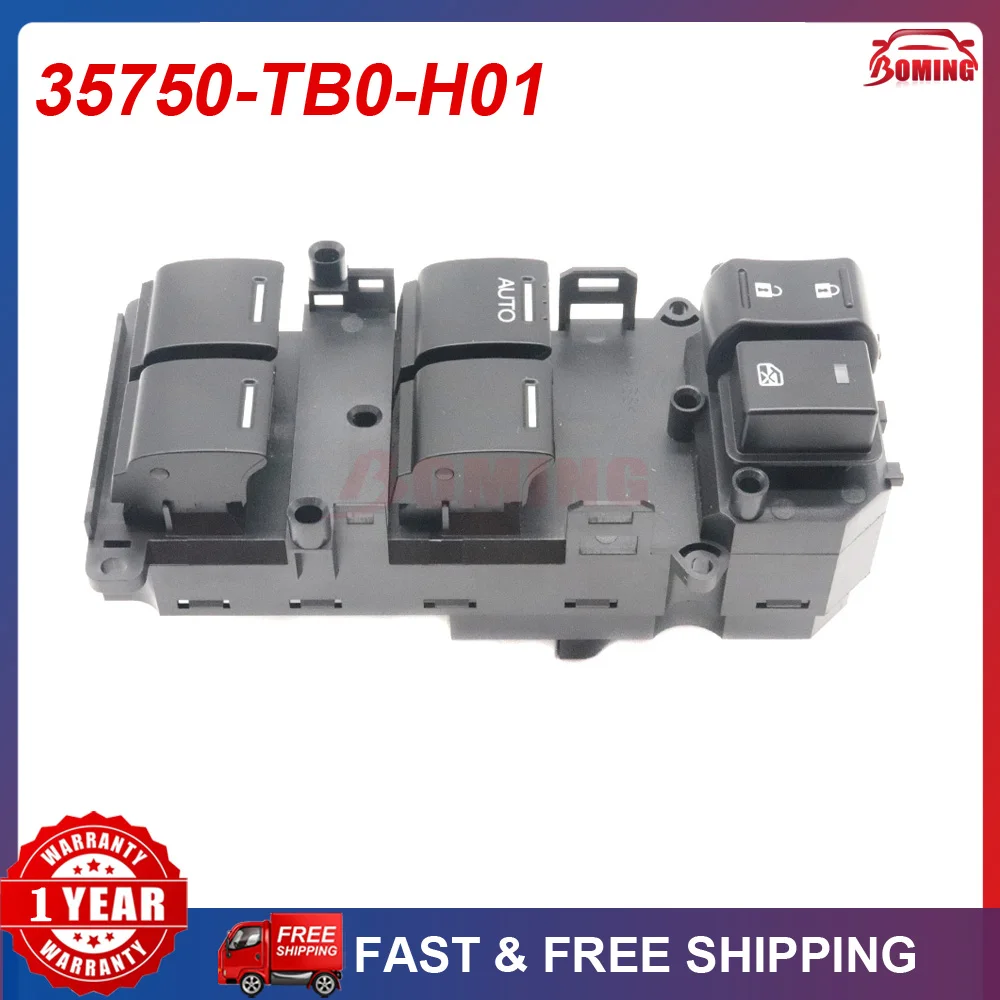 

Передний левый переключатель стеклоподъемника, главные переключатели управления для Honda Accord 2008-2012 35750-TB0-H01 35750-TA0-A02 35750-TC0-P02