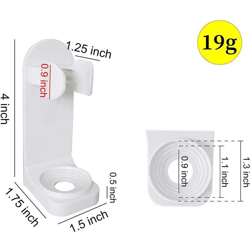 1 szt. Elektryczna szczoteczka do zębów Organizer szczotka elektryczna uchwyt na ścianę-zamontowany uchwyt oszczędność miejsca akcesoria łazienkowe