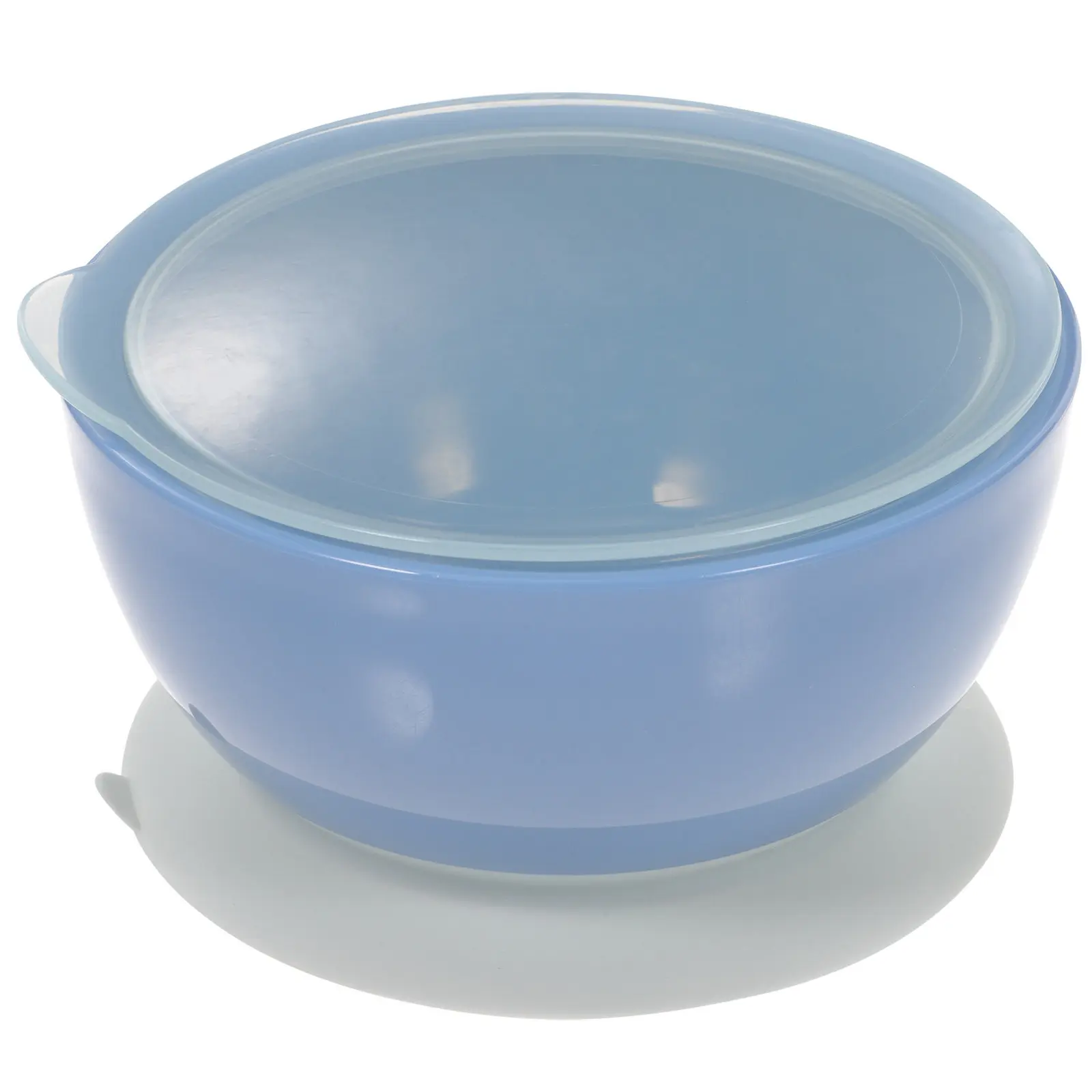 Silicone Infant Suction Bowl for Babies and Toddlers Encourages Independent Eating Non Tip Design Spill Resistant Kids Feeding