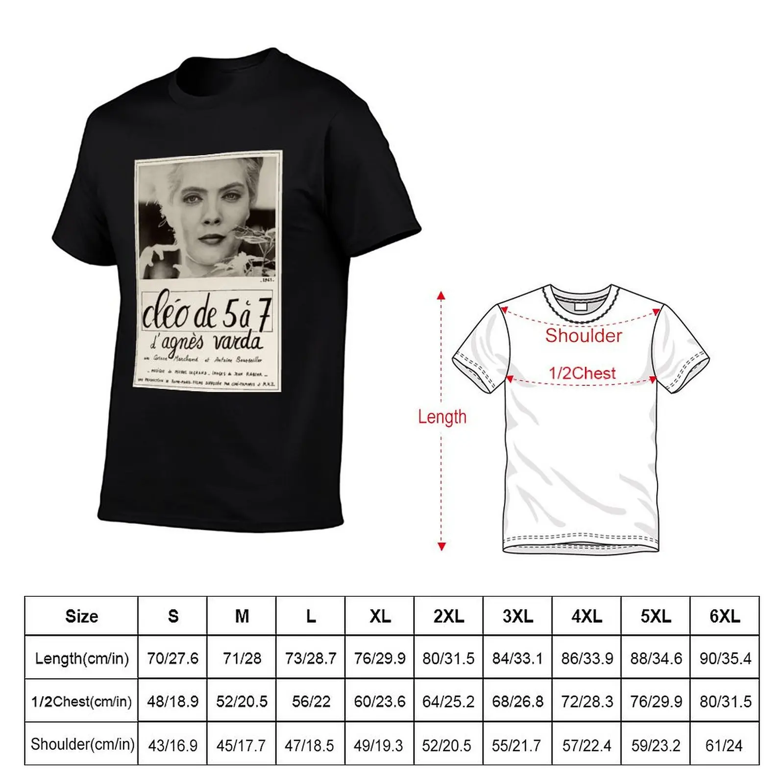 Cleo From 5 to 7 Poster T-Shirt Moisture Wicking Quick Dry Tee