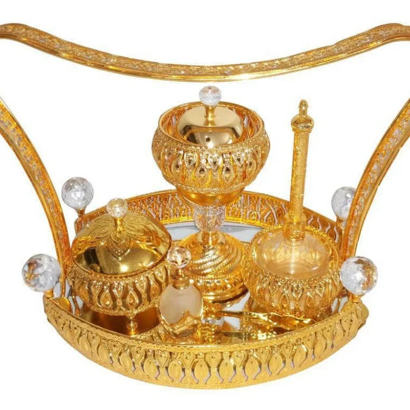 

Incense Sticks Sets High Crafted Style With Crystals Tray With Ornaments