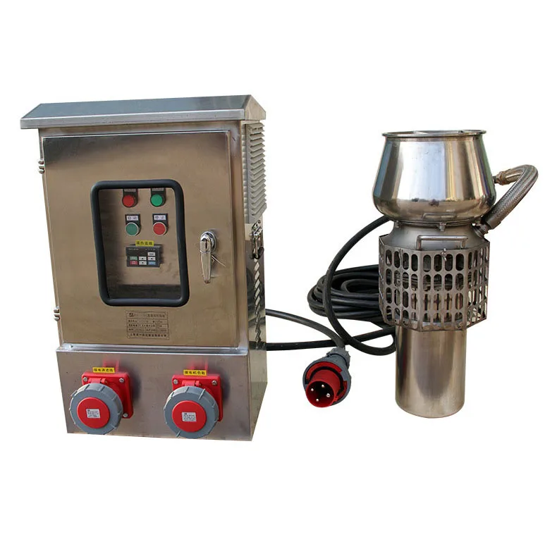 Single Stage 4 Inch Outlet Portable High-Pressure Fuel Submersible Pump Emergency Rescue Flood Control Centrifugal Design