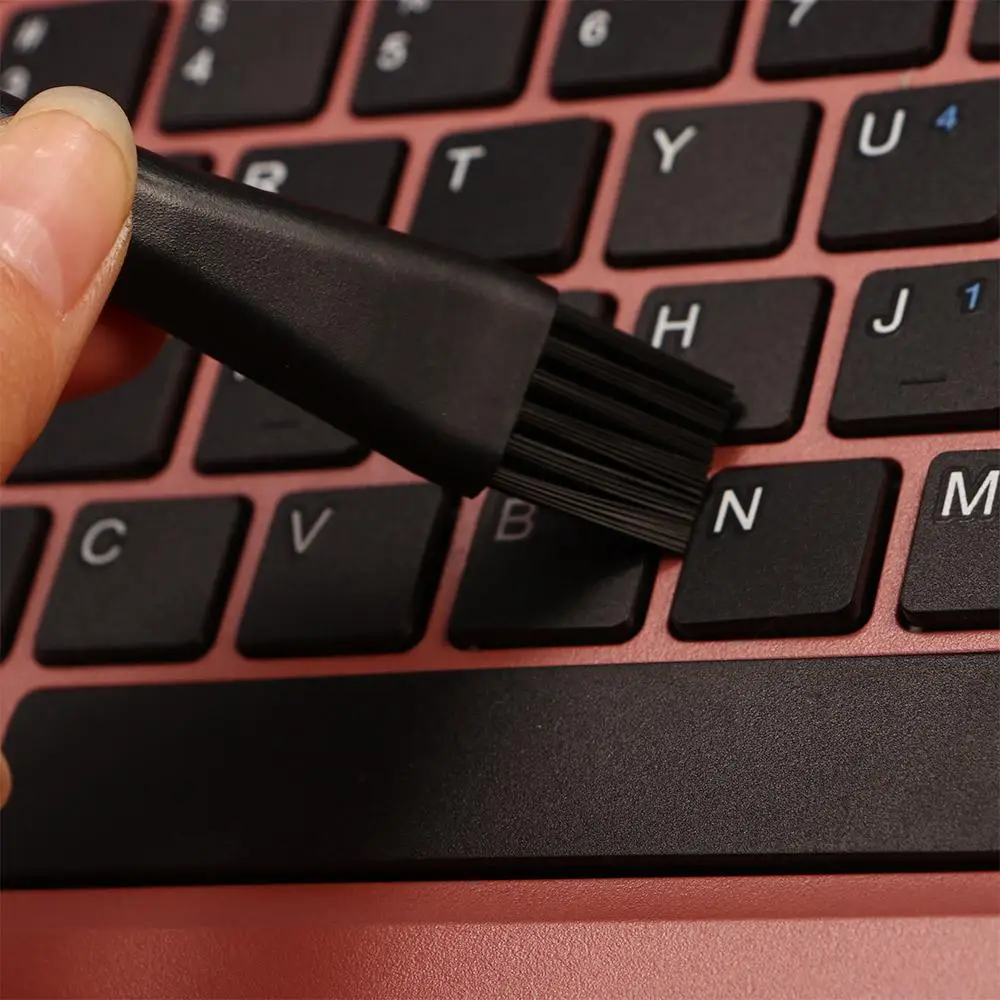 Portable Nylon For Keyboard Plastic Handle For Phone For Laptop Keyboard Brush Kit Anti Static Computer Cleaners 6 in 1