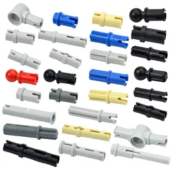 MOC Bolt Pin with Friction Peg Cross Axle Technical Building Blocks DIY Connector Bricks Compatible 2780 3673 77765 32556 32054
