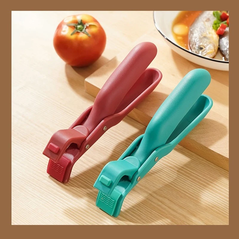 スマート火傷防止クリップ多機能滑り止めクリップボウル取得装置ボウルリフティングチャックガジェット