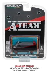 Greenlight Cars 1/64 1983 GMC VANDURA  A-Team Movies Collection Metal Diecast Model Car Toys Gifts