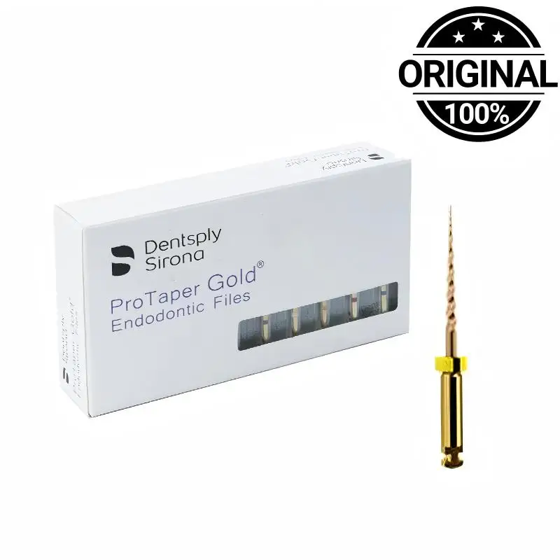 

Dentsply Protaper Gold Rotary Files NiTi Endodontic Root Canal Files Engine Use Endodontic Shaping Files Dental Tool