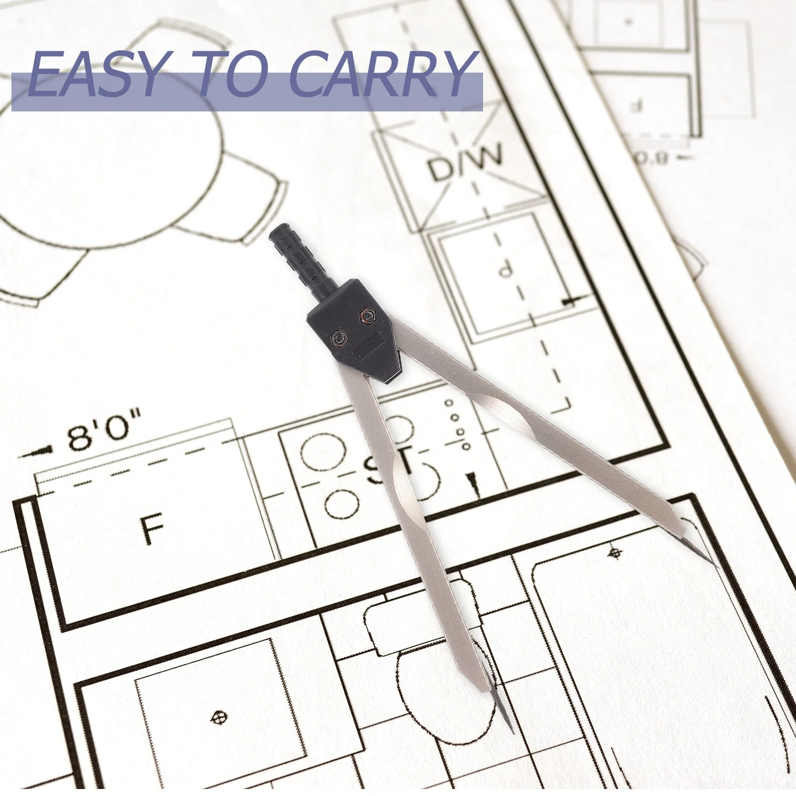 เครื่องมือวัดแบบคาลิปเปอร์สำหรับการวัดคลื่นไฟฟ้าหัวใจ (ECG/EKG) พร้อมกล่องป้องกัน แขนปรับได้ สำหรับการใช้งานทางการแพทย์
