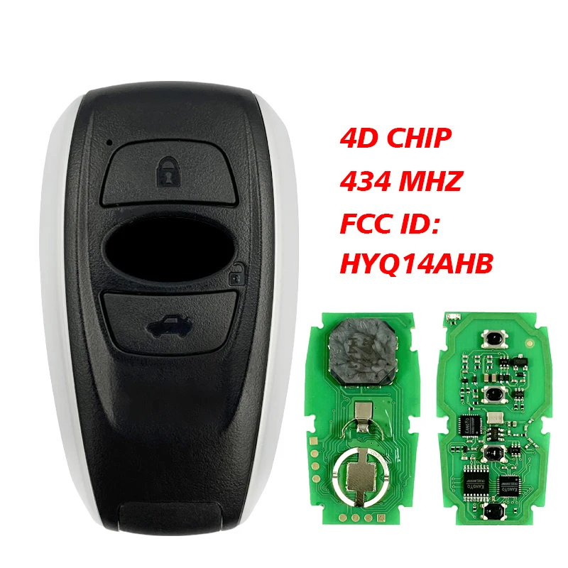 CN034009 Smart Key per Subaru 2014 BRZ l-egacy 2014- 2015 Impreza-XV 2015 Forester 2014 con Chip 4D 434mhz 14AHB 281451-5801