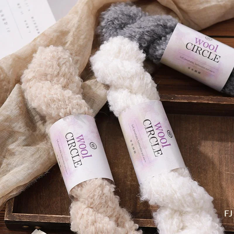 

Пряжа шерстяная круговая однотонная для ручного вязания DIY: для шарфов, шапок, свитеров. Средней толщины, из мериносовой шерсти, мягкая, комфортная, пушистая.